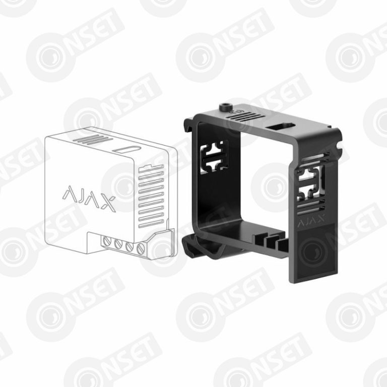 Ajax DIN Holder черный Держатель для фиксации на Din-рейку — Дополнительное оборудование для беспроводных систем, купить в Алматы