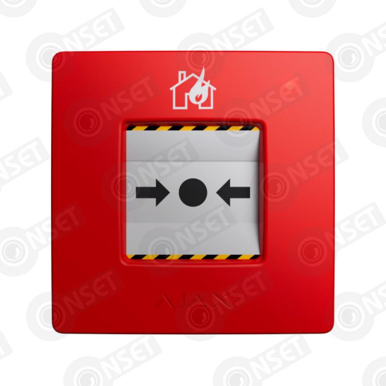 Ajax ManualCallPoint красный Беспроводная настенная кнопка для активац — Беспроводная система “AJAX”, купить в Алматы