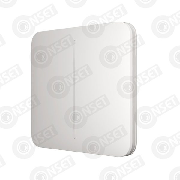 Ajax LightSwitch (2-gang) белый Умный двухклавишный выключатель — Беспроводная система “AJAX”, купить в Алматы