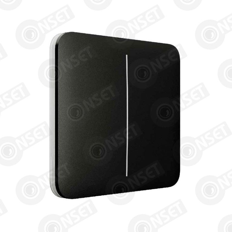 Ajax LightSwitch (2-gang) черный Умный двухклавишный выключатель — Беспроводная система “AJAX”, купить в Алматы