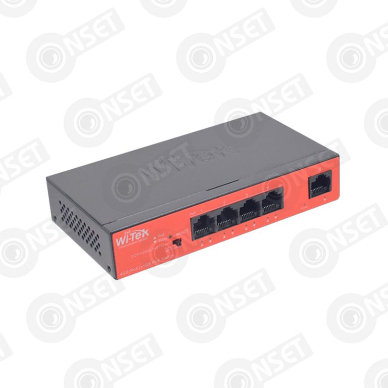 Wi-Tek WI-PS305GH Коммутатор 4-портовый неуправляемый PoE — Неуправляемые, купить в Алматы
