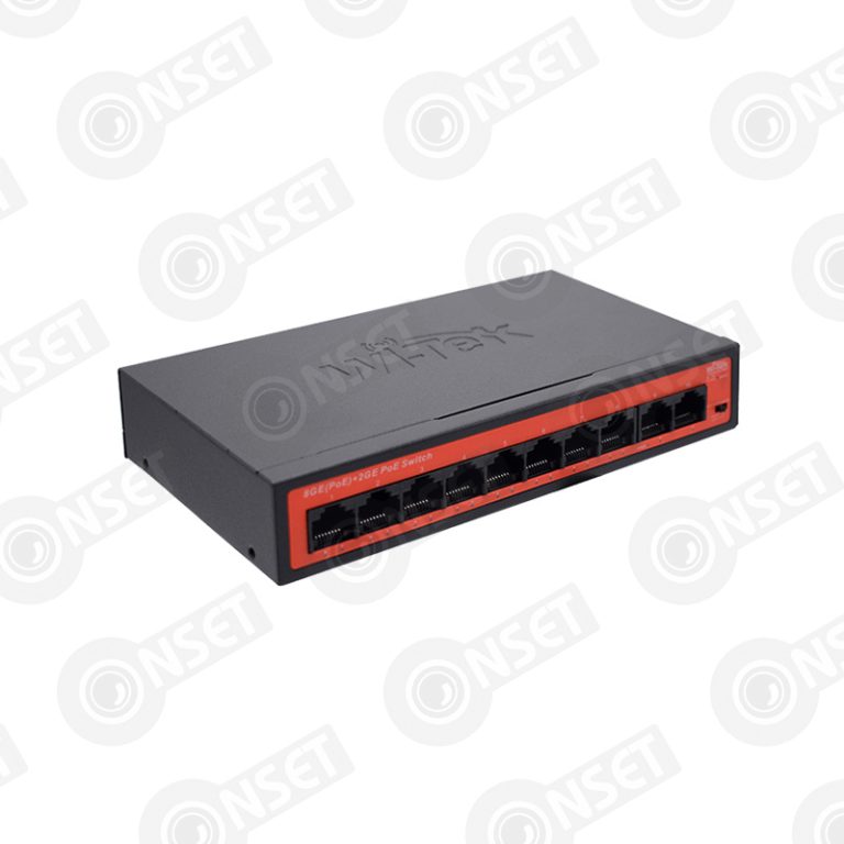 Wi-Tek WI-PS308GH Коммутатор 8-портовый неуправляемый PoE — Неуправляемые, купить в Алматы