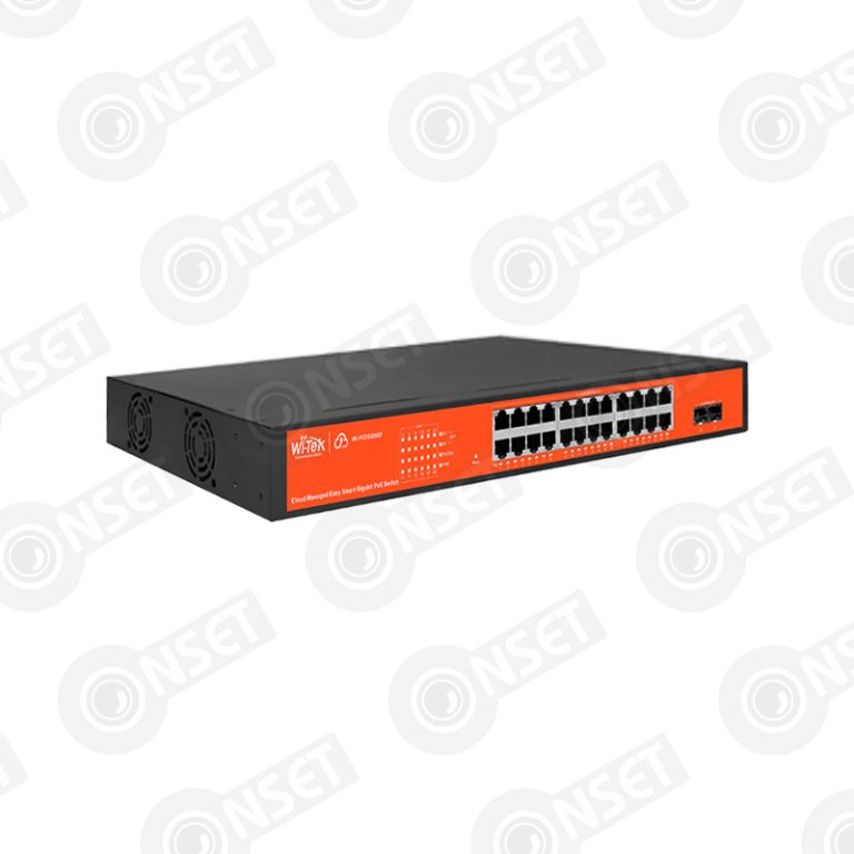 Wi-Tek WI-PCES326GF Коммутатор 24-портовый PoE, управление через Wi-Te — Управляемые, купить в Алматы