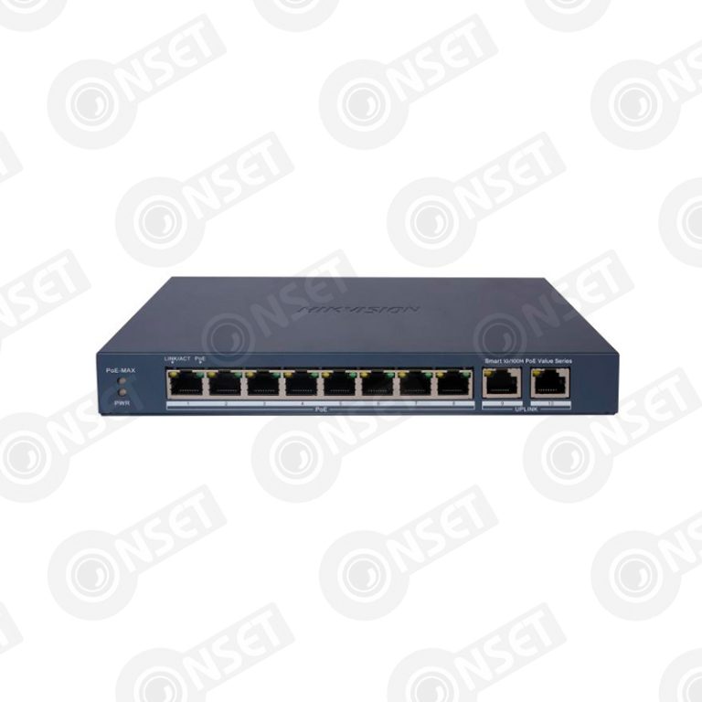 Hikvision DS-3E1310P-EI/M Коммутатор 8-портовый PoE, управление через — Управляемые, купить в Алматы