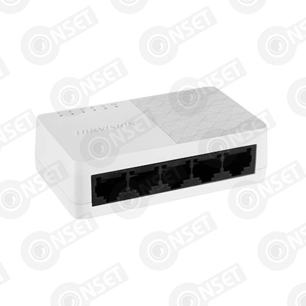 Hikvision DS-3E0105D-O Коммутатор 5-портовый, пластиковый корпус SOHO — Неуправляемые, купить в Алматы
