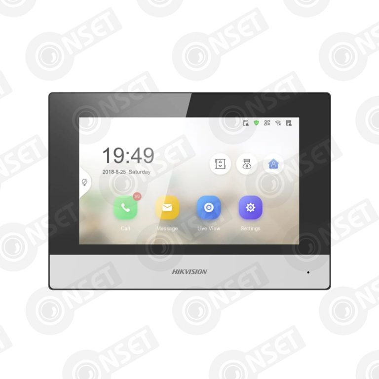 Hikvision DS-KH6320-WTDE1 видеодомофон 7" цветной TFT LCD экран — Абонентские устройства, купить в Алматы