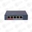 Hikvision DS-3E1105P-EI (V2) Коммутатор 4-портовый PoE, управление чер — Управляемые, купить в Алматы