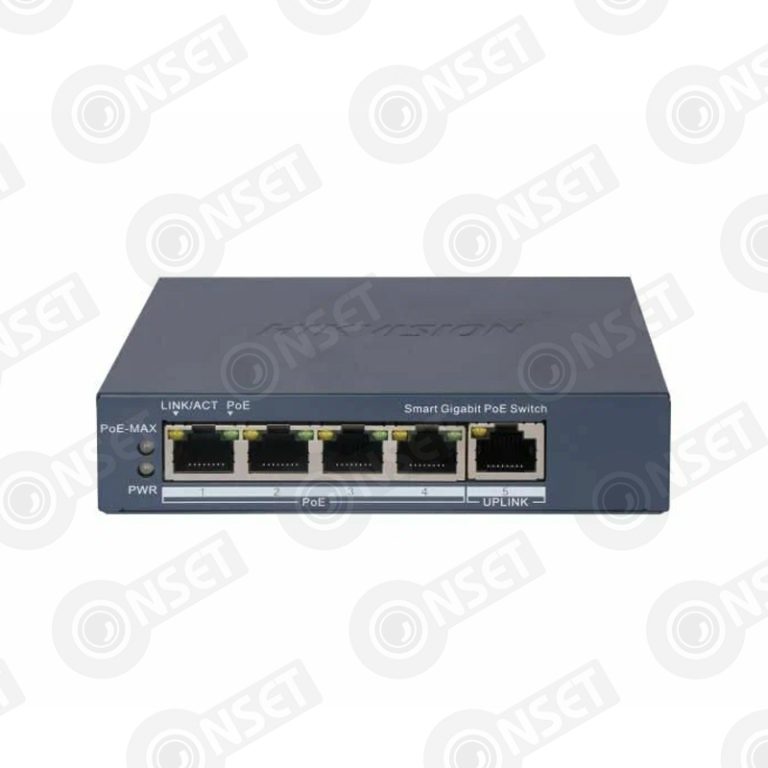 Hikvision DS-3E1506P-EI Коммутатор 4-портовый PoE, управление через Hi — Управляемые, купить в Алматы