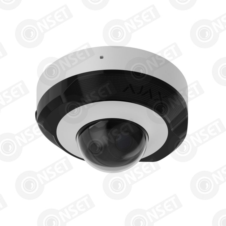 Ajax DomeCam Mini белый IP-камера проводная (8Мр/ 2,8mm) — IP купольные видеокамеры, купить в Алматы