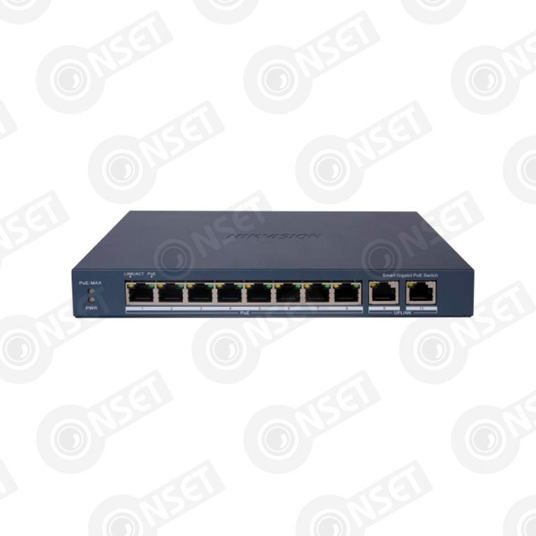 Hikvision DS-3E1510P-EI (V2) Коммутатор 8-портовый PoE, управление чер — Управляемые, купить в Алматы