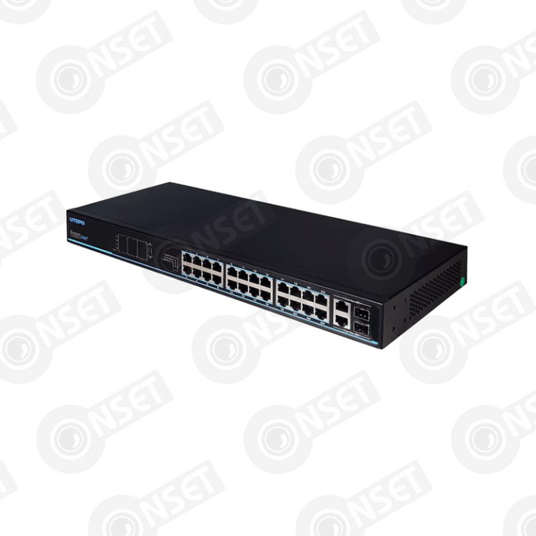 UTEPO UTP3226TS-PSB225 Коммутатор 24-портовый неуправляемый PoE — Неуправляемые, купить в Алматы