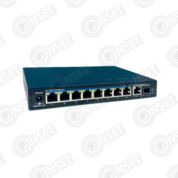 UTEPO UTP3310-PSB Коммутатор 8-портовый неуправляемый PoE — Неуправляемые, купить в Алматы