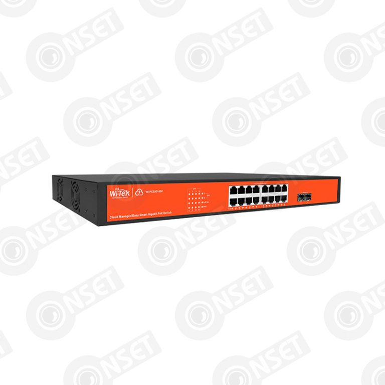 Wi-Tek WI-PCES318GF Коммутатор 16-портовый PoE, управление через Wi-Te — Управляемые, купить в Алматы