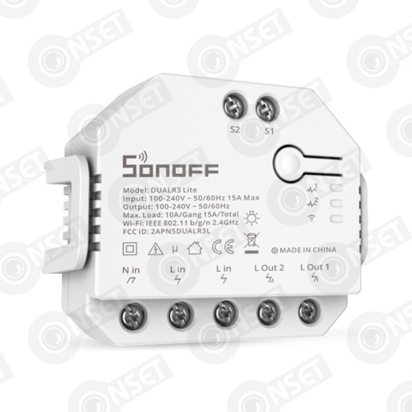 Sonoff Умное двухканальное WiFi Реле DUALR3, купить в Алматы