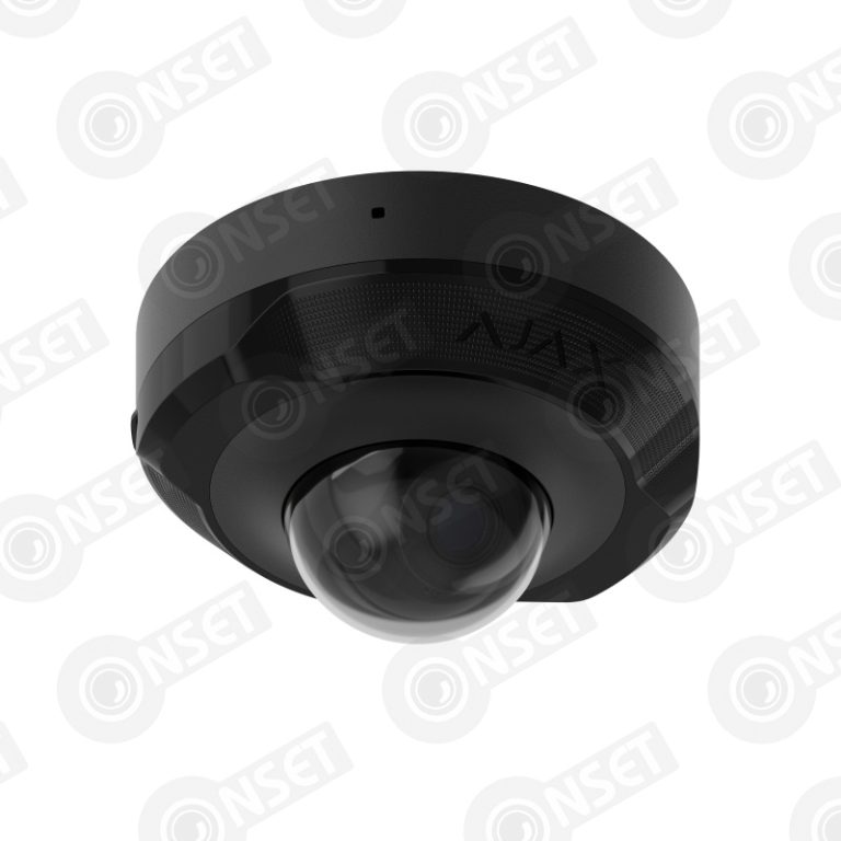 Ajax DomeCam Mini черный IP-камера проводная (8Мр/ 2,8mm) — IP купольные видеокамеры, купить в Алматы