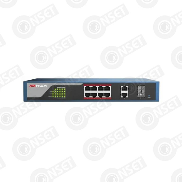 Hikvision DS-3E1310P-EI Коммутатор 8-портовый PoE, управление через Hi — Управляемые, купить в Алматы
