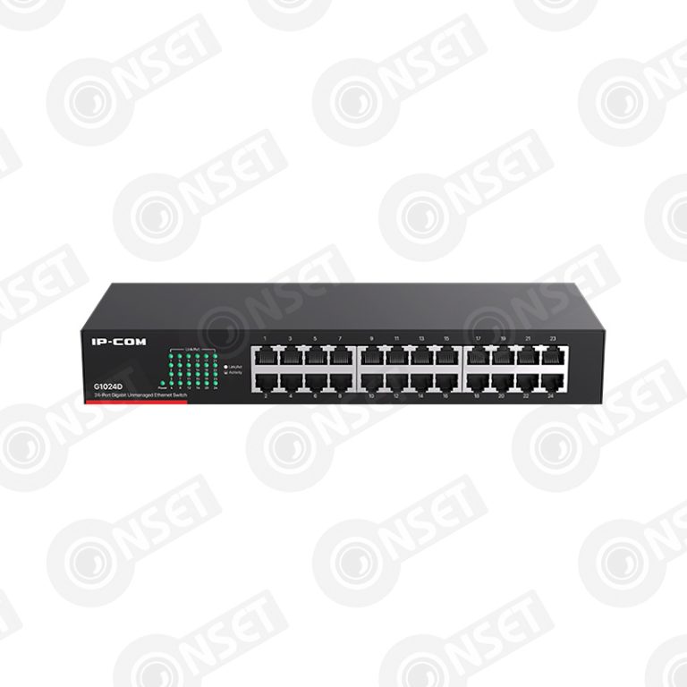 IP-Com G1024D Коммутатор 24-портовый неуправляемый Ethernet — Неуправляемые, купить в Алматы
