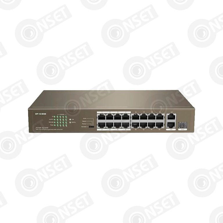 IP-Com F1118P-16-150W Коммутатор 18 портовый неуправляемый PoE — Неуправляемые, купить в Алматы