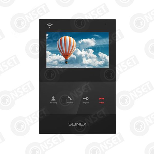 Slinex SQ-04N Cloud цвет белый. 4" Цветной домофон c программной детек — Абонентские устройства, купить в Алматы