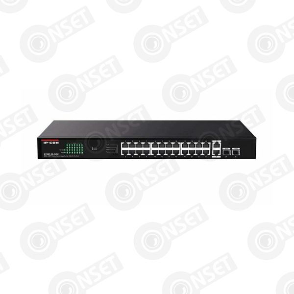 IP-Com G1128P-24-250W 26 портовый неуправляемый PoE коммутатор — Неуправляемые, купить в Алматы