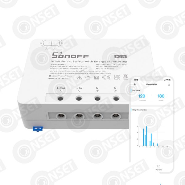 Sonoff Умное Wifi Реле POWR316, купить в Алматы