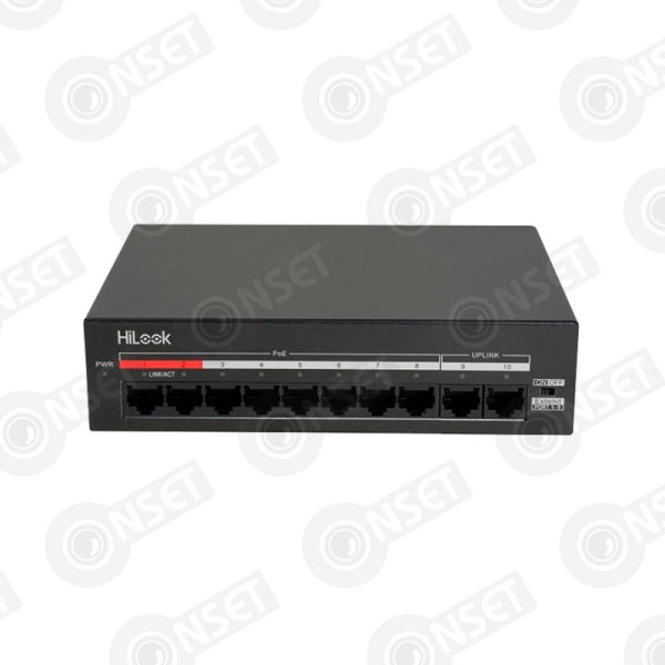 HiLook NS-0110MP-60 Коммутатор 8-портовый неуправляемый PoE — Неуправляемые, купить в Алматы