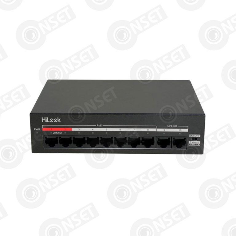 HiLook NS-0110MP-60 Коммутатор 8-портовый неуправляемый PoE — Неуправляемые, купить в Алматы
