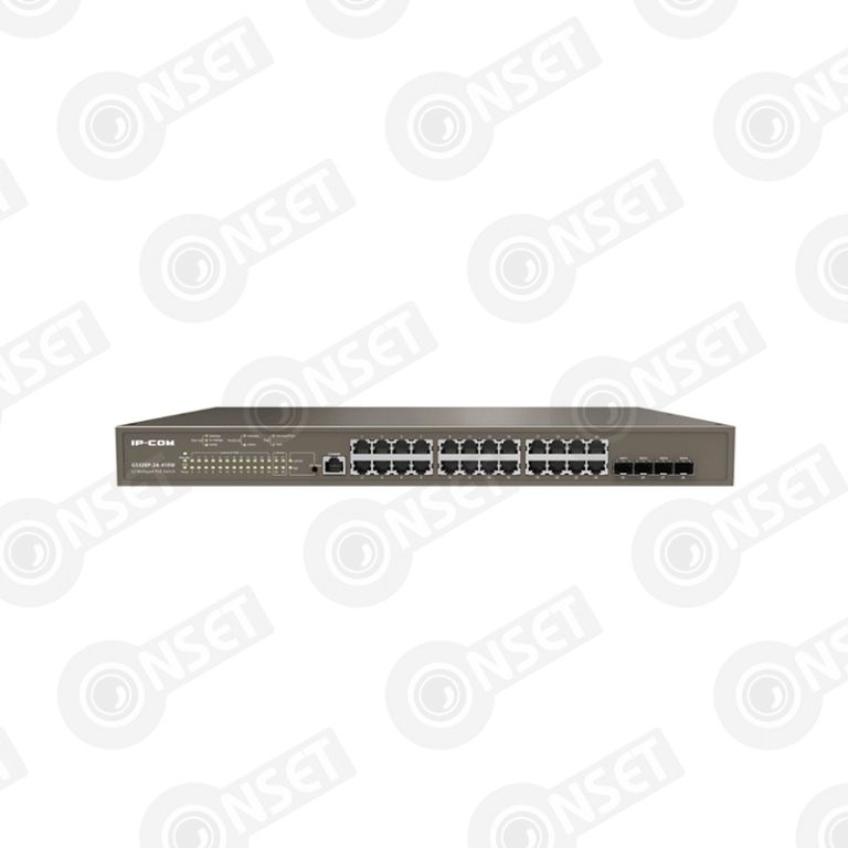 IP-Com G5328P-24-410W Коммутатор 24-портовый управляемый, 4 SFP uplink — Управляемые, купить в Алматы