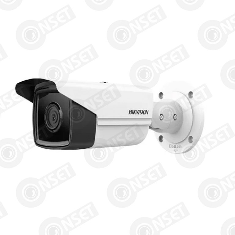 Hikvision DS-2CD2T43G2-LIS2U/SRB (2,8 мм) Сетевая видеокамера, 4МП, Sm — IP цилиндрические видеокамеры, купить в Алматы