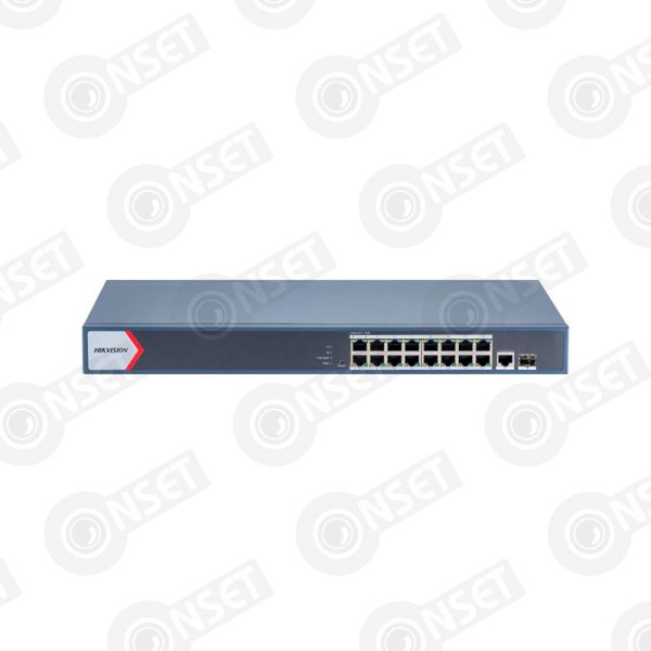 Hikvision DS-3E1518P-EI Коммутатор 16-портовый неуправляемый PoE — Неуправляемые, купить в Алматы