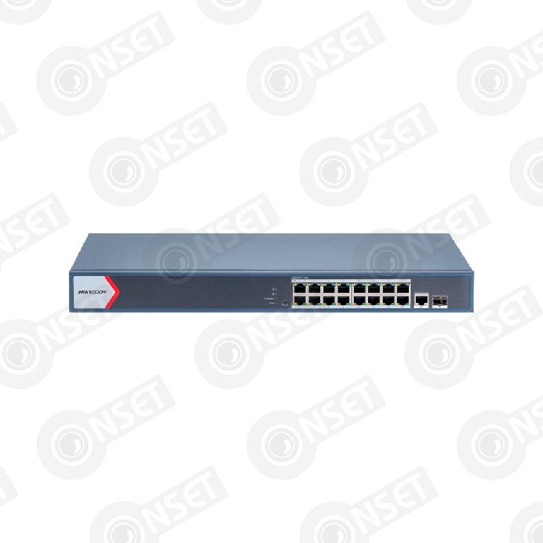 Hikvision DS-3E1518P-EI Коммутатор 16-портовый неуправляемый PoE — Неуправляемые, купить в Алматы
