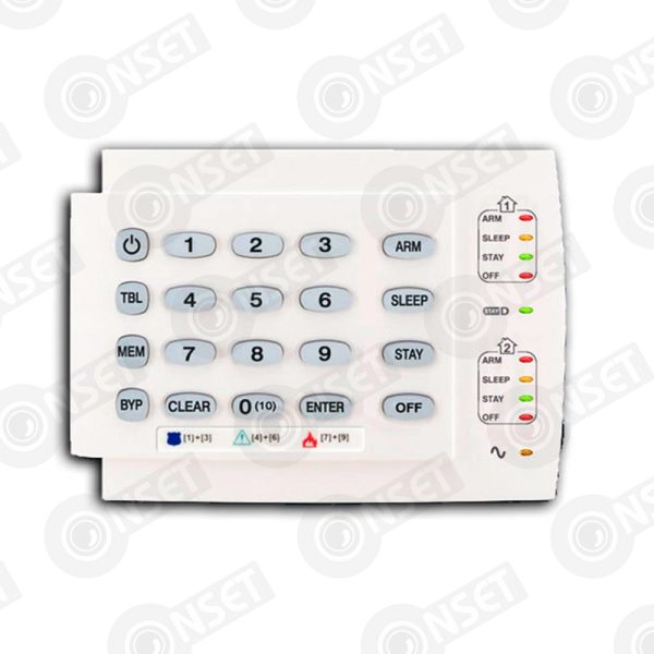 Paradox K10H LED Клавиатура 10 зон, проводная, горизонтальная — Радиосистемы, купить в Алматы