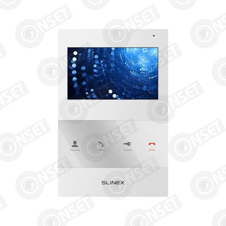 Slinex SQ-04M цвет белый. 4" Цветной домофон c программной детекцией д — Абонентские устройства, купить в Алматы