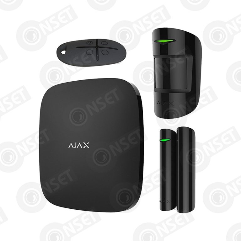 Ajax Hub Kit Plus черный комплект (Hub-1шт, MotionProtect-1шт, DoorPro — Беспроводная система “AJAX”, купить в Алматы