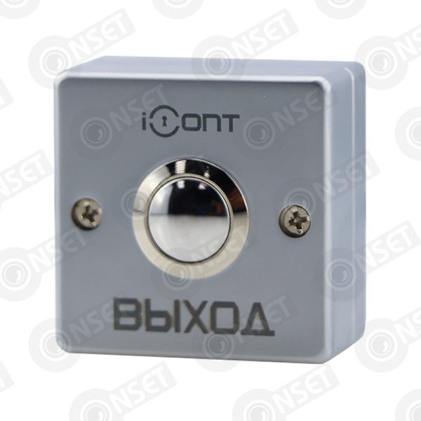 iButton-03 Кнопка выхода металлическая накладная (NO контакты) — Кнопки выхода, купить в Алматы
