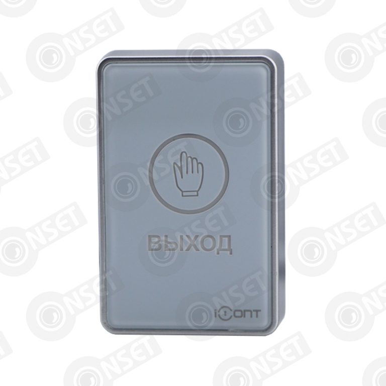 iButton-05 White Кнопка выхода накладная сенсорная из пластика с индик — Кнопки выхода, купить в Алматы