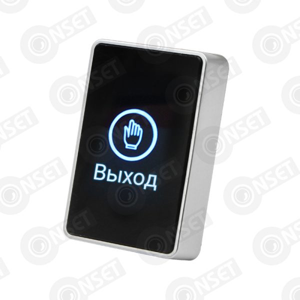 iButton-05 Black Кнопка выхода накладная сенсорная из пластика с индик — Кнопки выхода, купить в Алматы