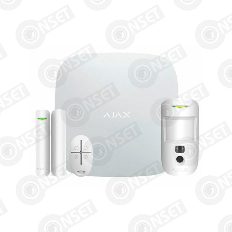 Ajax Hub Kit Cam Plus белый комплект (Hub2Plus-1шт, MotionCam-1шт, Doo — Беспроводная система “AJAX”, купить в Алматы
