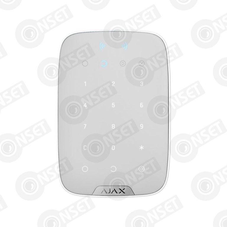 Ajax KeyPad Plus белый Беспроводная клавиатура с поддержкой защищенных — Беспроводная система “AJAX”, купить в Алматы