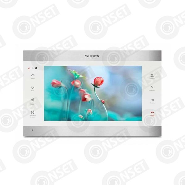 Slinex SL-07MHD цвет черный + серебро. 7" Домофон с ультратонким корпу — Абонентские устройства, купить в Алматы