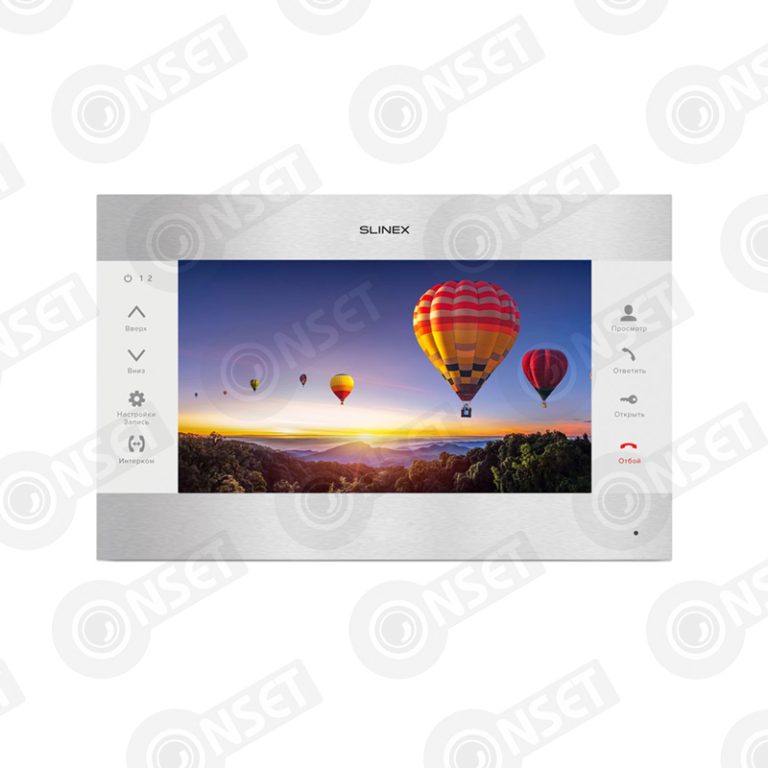Slinex SL-10MHD цвет серебро + черный.10" Домофон с программной детекц — Абонентские устройства, купить в Алматы