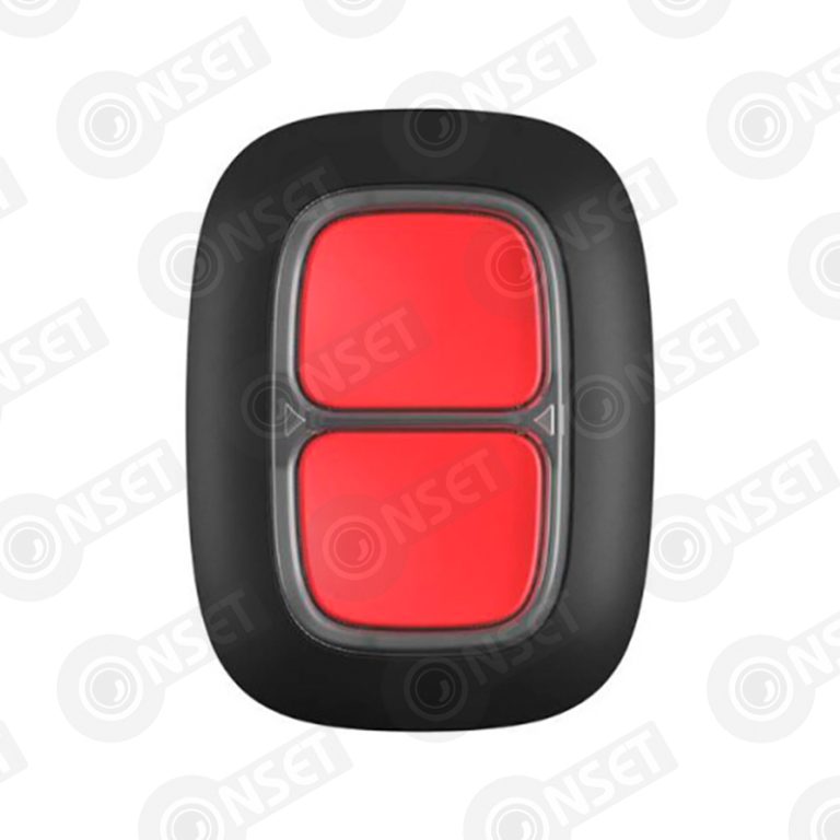 Ajax DoubleButton черный Беспроводная тревожная кнопка для экстренных — Беспроводная система “AJAX”, купить в Алматы
