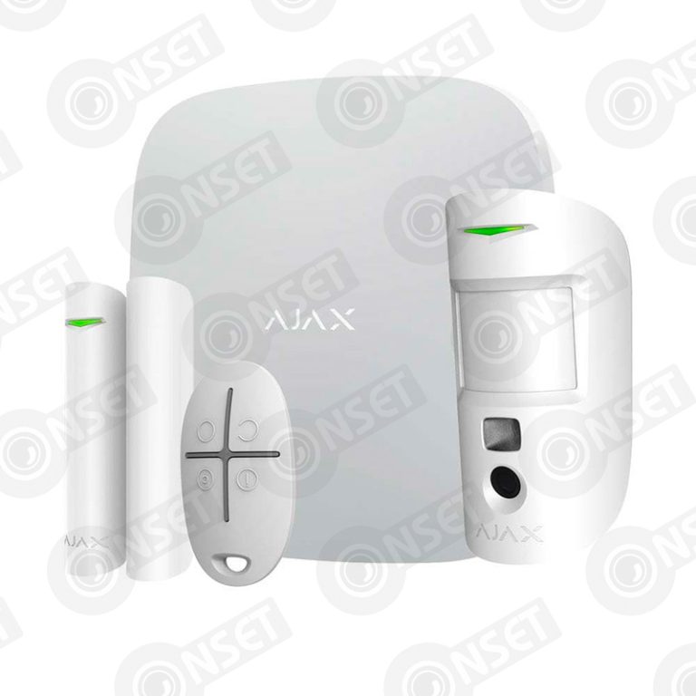 Ajax Hub Kit Cam белый комплект (Hub-1шт, MotionCam-1шт, DoorProtect-1 — Беспроводная система “AJAX”, купить в Алматы