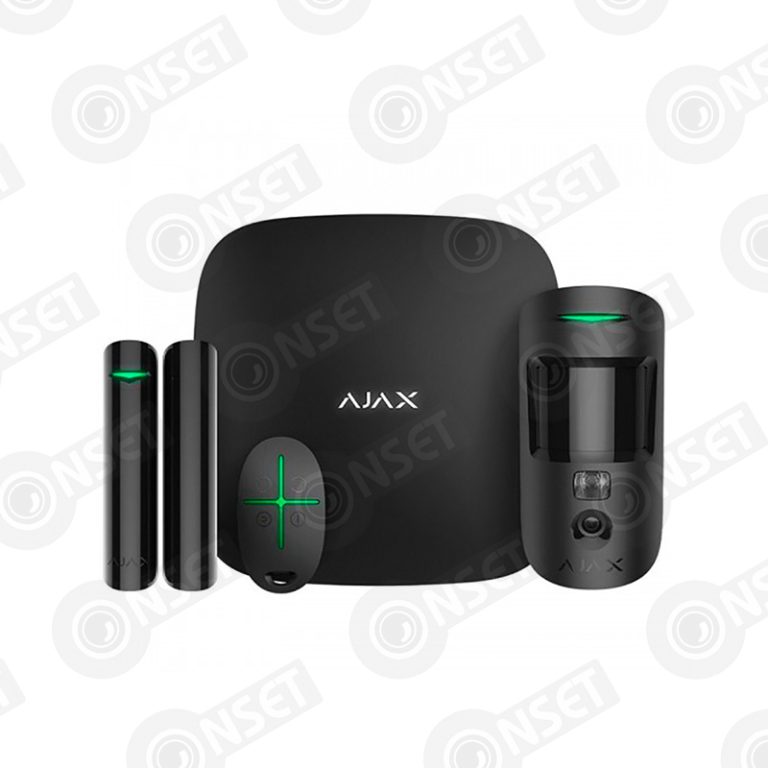Ajax Hub Kit Cam черный комплект (Hub-1шт, MotionCam-1шт, DoorProtect — Беспроводная система “AJAX”, купить в Алматы