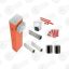 NICE WIDEL6KIT Комплект шлагбаума WIDEL 24В на проезд 6м (WIDEL,XBA15 — Шлагбаумы, купить в Алматы