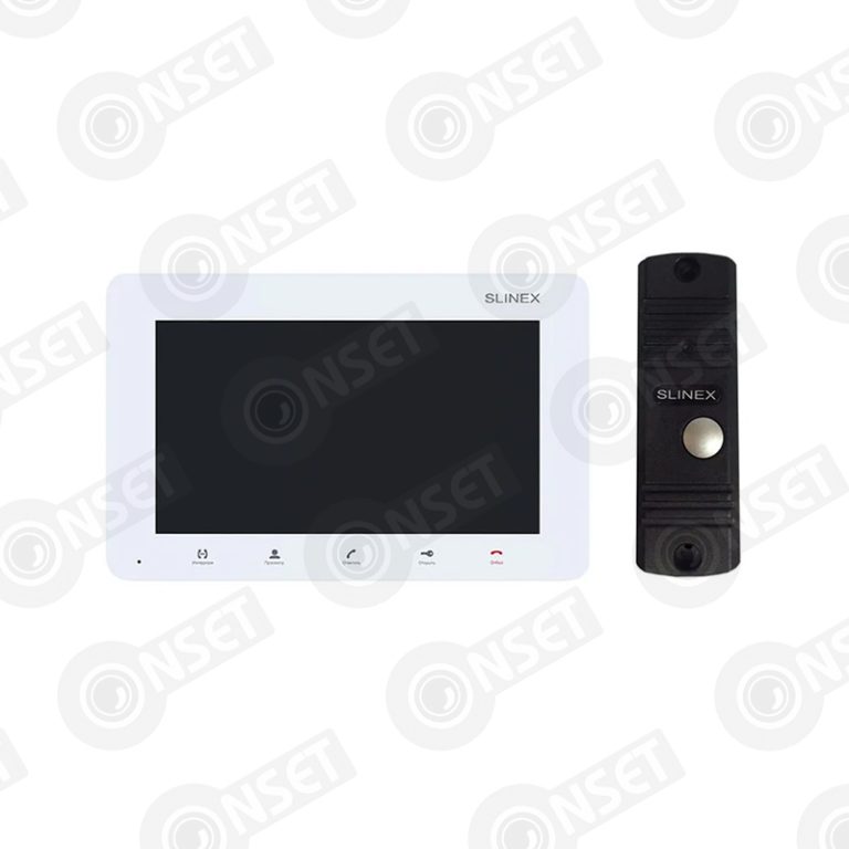 Slinex KIT SM-07MHD цвет белый + ML-16HD цвет черный. Комплект домофон — Комплекты, купить в Алматы