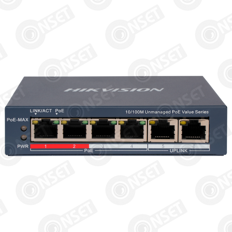 Hikvision DS-3E0106P-E/M(B) неуправляемые