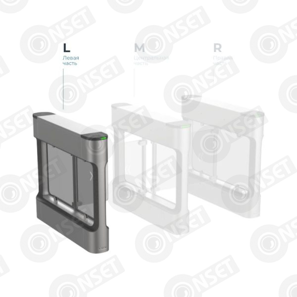 Hikvision DS-K3B411BX-L/MPg электронные проходные