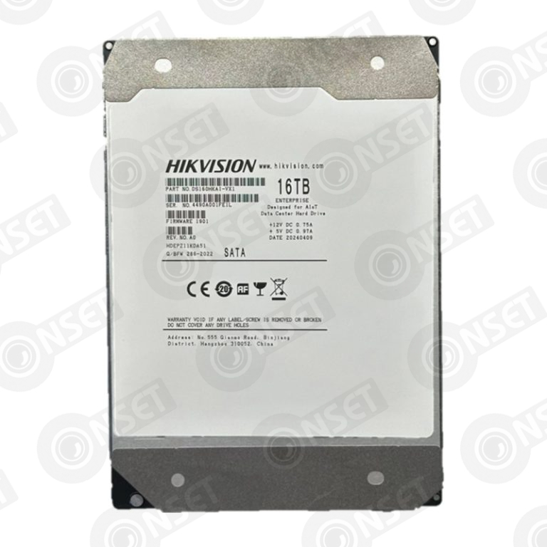 Hikvision DS160HKAI-VX1,16TB,7200,3.5'',SATA жесткие диски