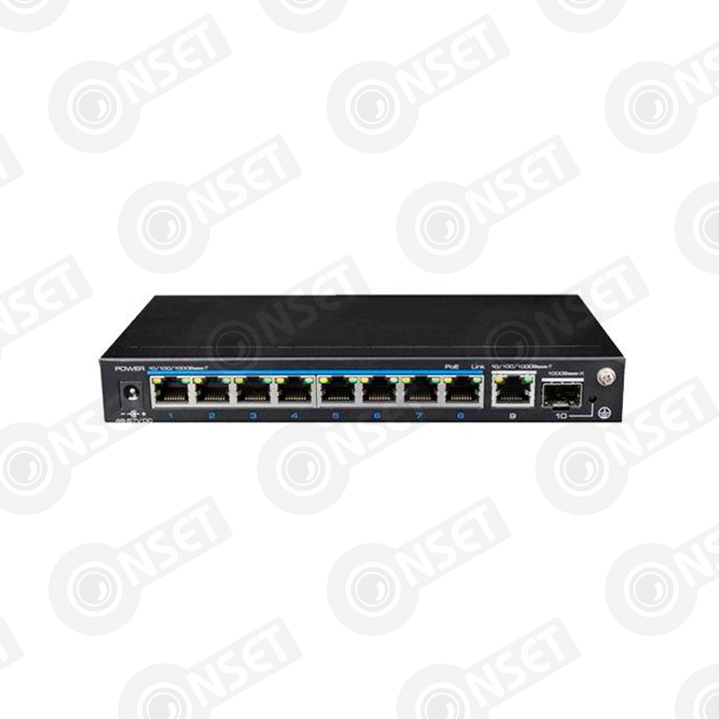 DC00000003291 #1 UTEPO UTP3-GSW0802-TP120 Коммутатор 8-портовый неуправляемый PoE+ 2 up — Неуправляемые, купить в Алматы